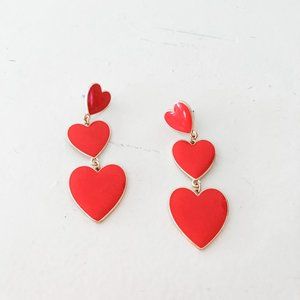 Red Heart Earrings SugarFix by Bauble Bar